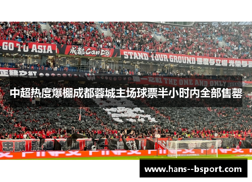 中超热度爆棚成都蓉城主场球票半小时内全部售罄